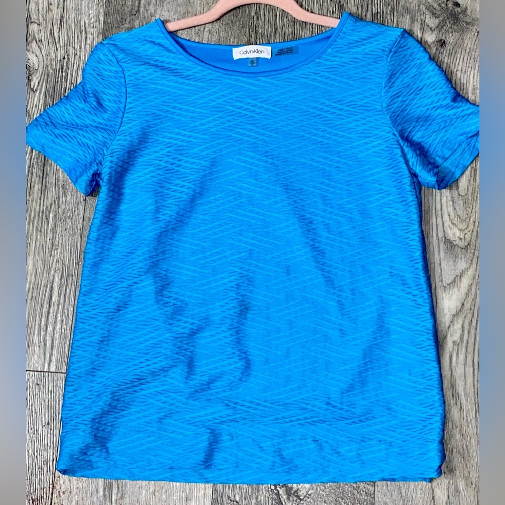 Calvin Klein Bright Blue Knit Top
